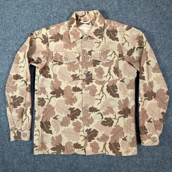 3sixteen Other - 3Sixteen Mens Fatigue Overshirt Tan Mitchell Camo Floral Fall Hunting Sz Medium